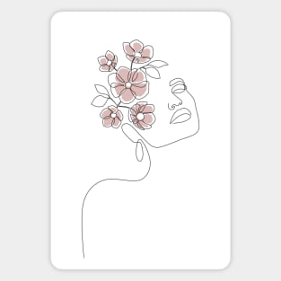 Blush Bloom Girl Magnet